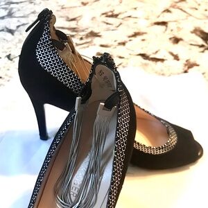 Peter Kaiser Black Suede Pumps